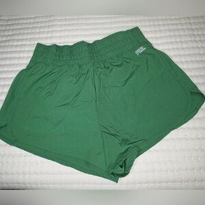 Victoria's Secret PINK Active Campus Period Shorts Green Lined Running Medium